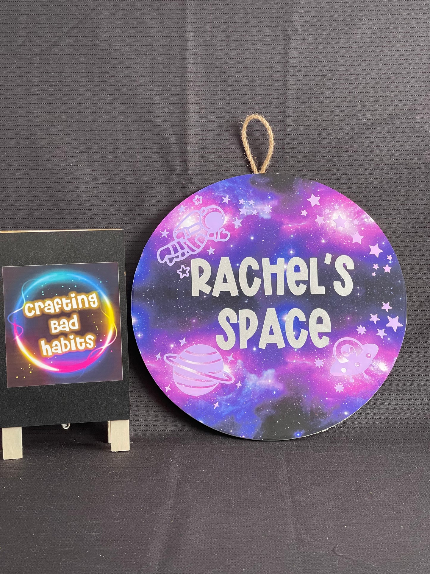 Wooden Circle Sign