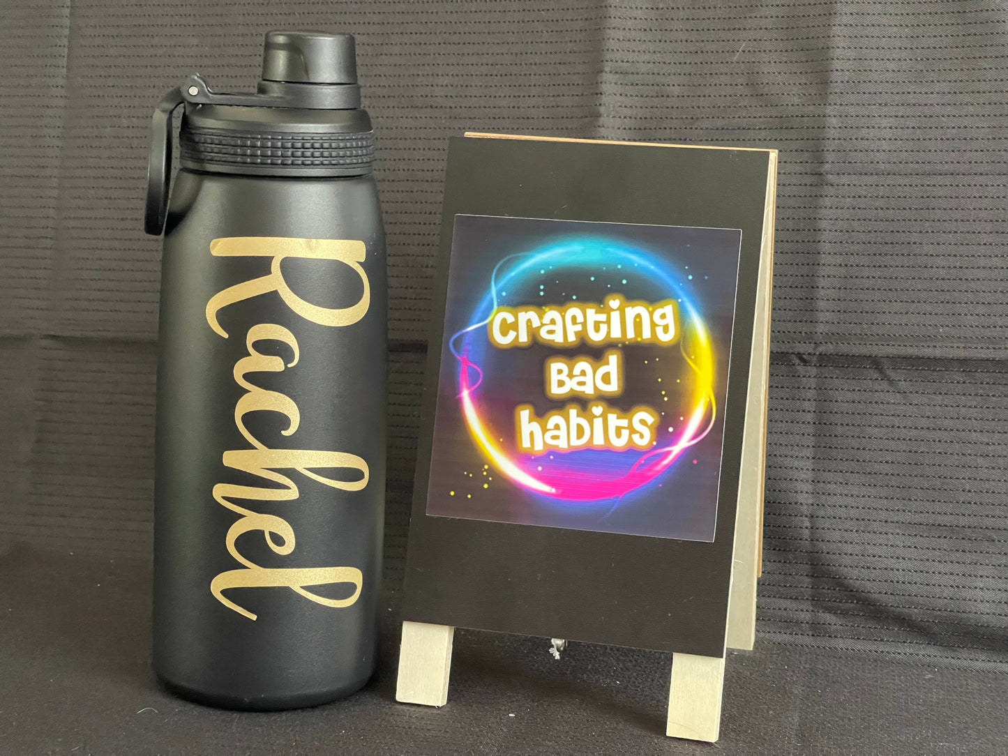 Insulated Water Bottle - Black