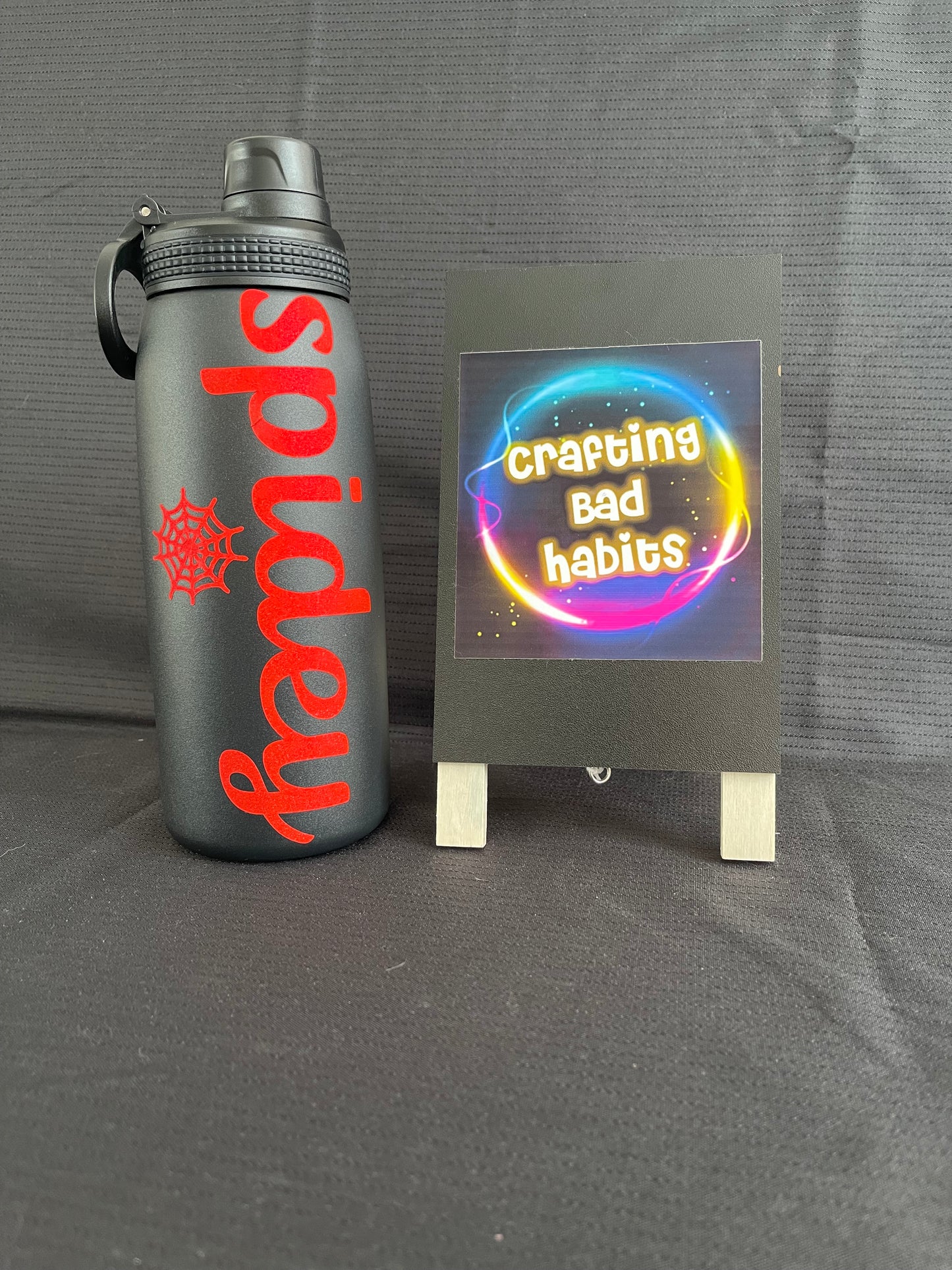 Insulated Water Bottle - Black