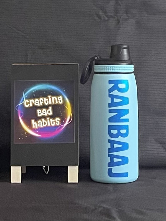 Insulated Water Bottle - Island Blue