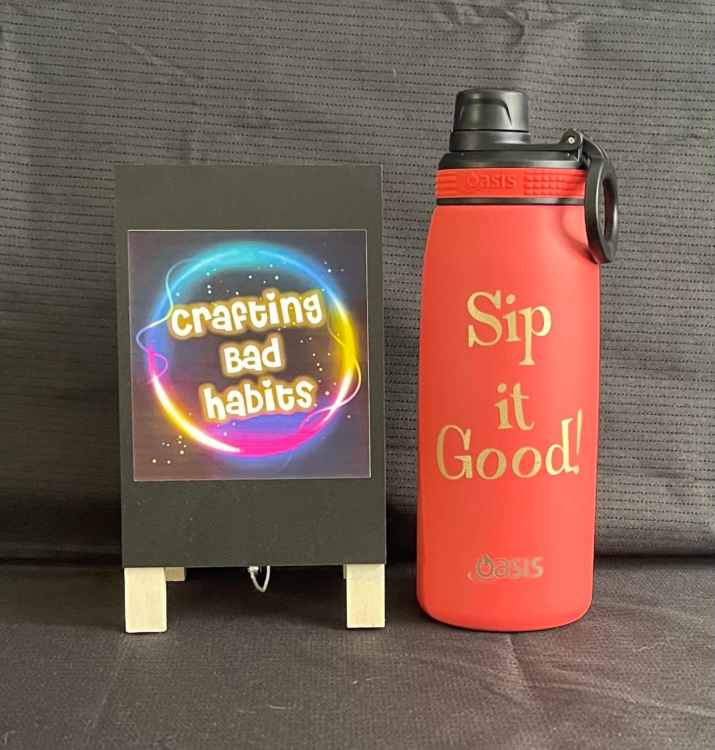 Insulated Water Bottle - Coral