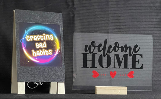 Welcome Home Acrylic Sign