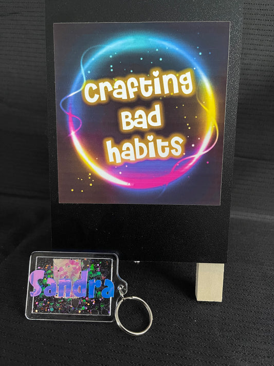 Glitter Keyrings