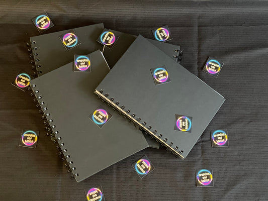 Personalised Black Notebooks